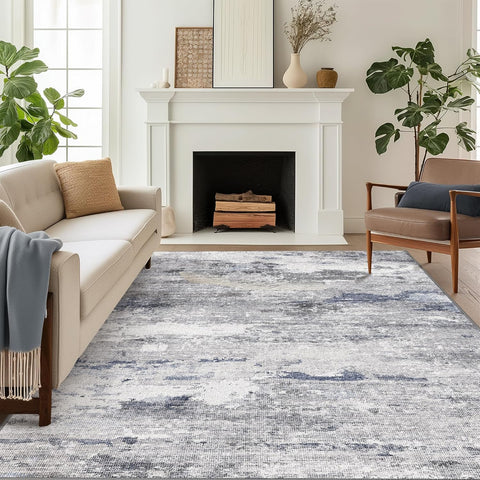GENIMO Machine Washable Modern Abstract Soft Area Rug