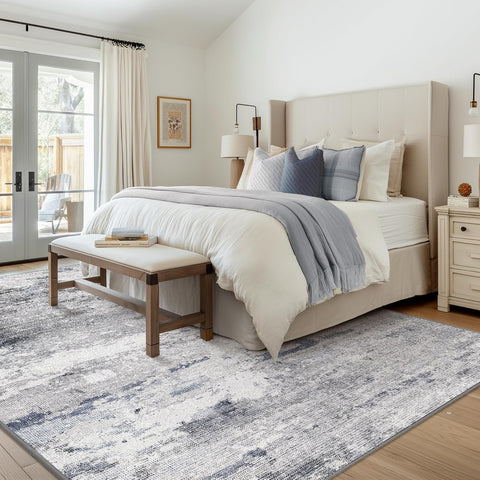 GENIMO Machine Washable Modern Abstract Soft Area Rug