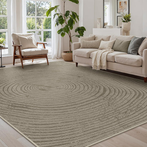 GENIMO Modern Minimalist Year Round Printed Non-Slip Area Rug