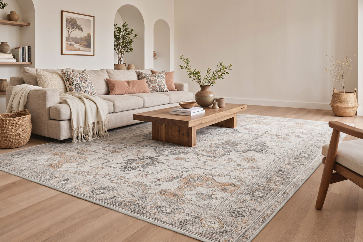 GENIMO Washable Rugs – Modern, Eco-Friendly & Non-Slip Area Rugs