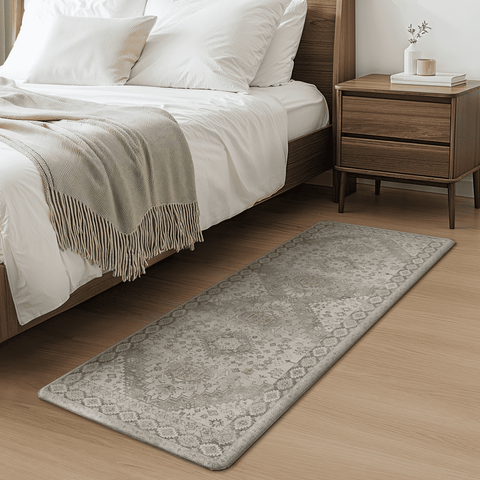 GENIMO 2Pcs Anti Fatigue Padded Kitchen Floor Mat Non Slip Washable Runner Rug for Sink in Persian