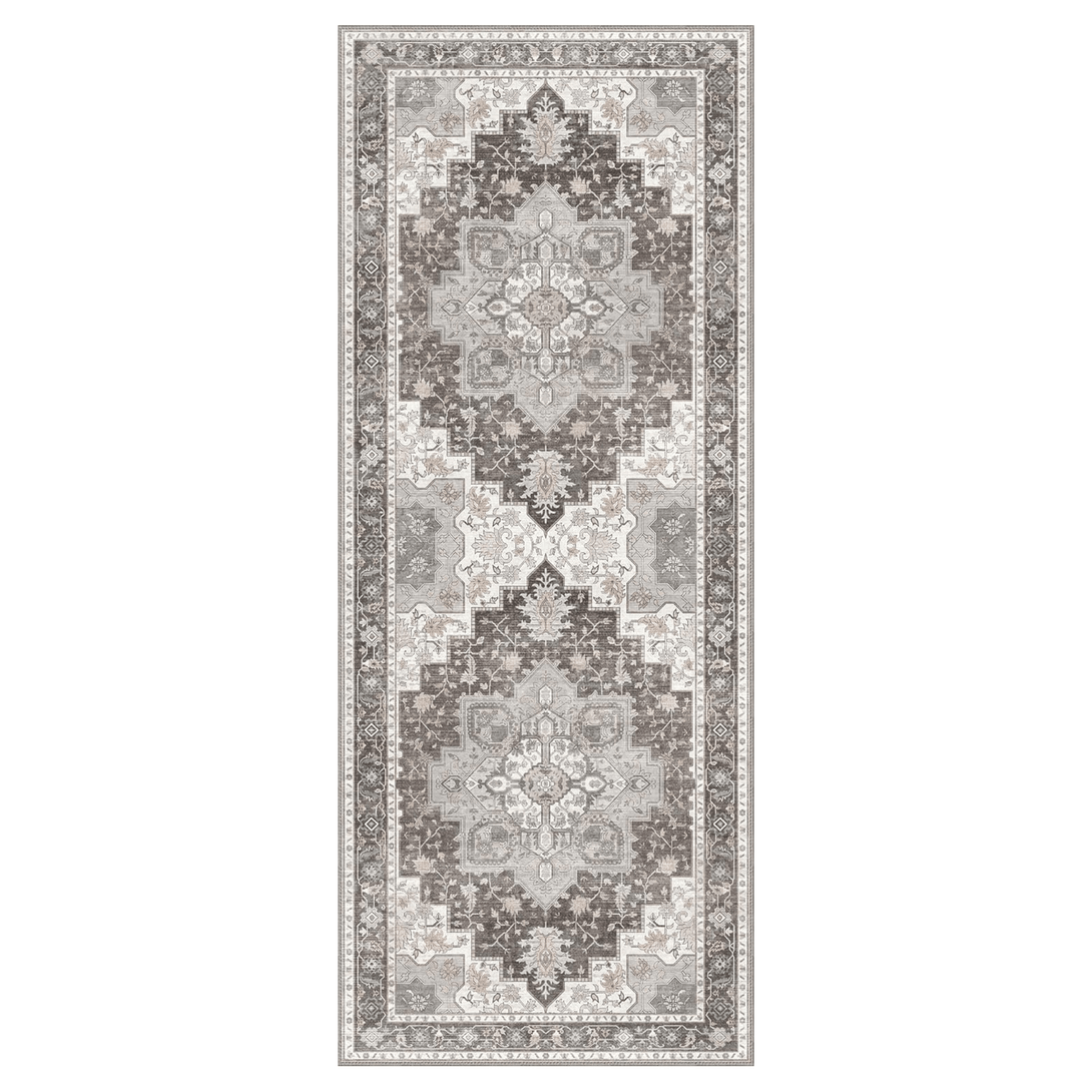 GENIMO Gorgeous Vintage Bohemian Print Machine Washable Runner Rug - 
