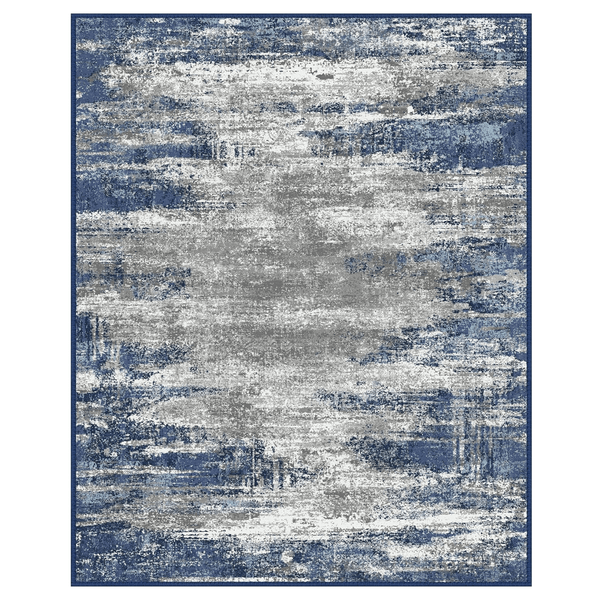 GENIMO Modern Abstract Painting Soft Pet Friendly Area Rug - LF8201 - BLUE - 3X5