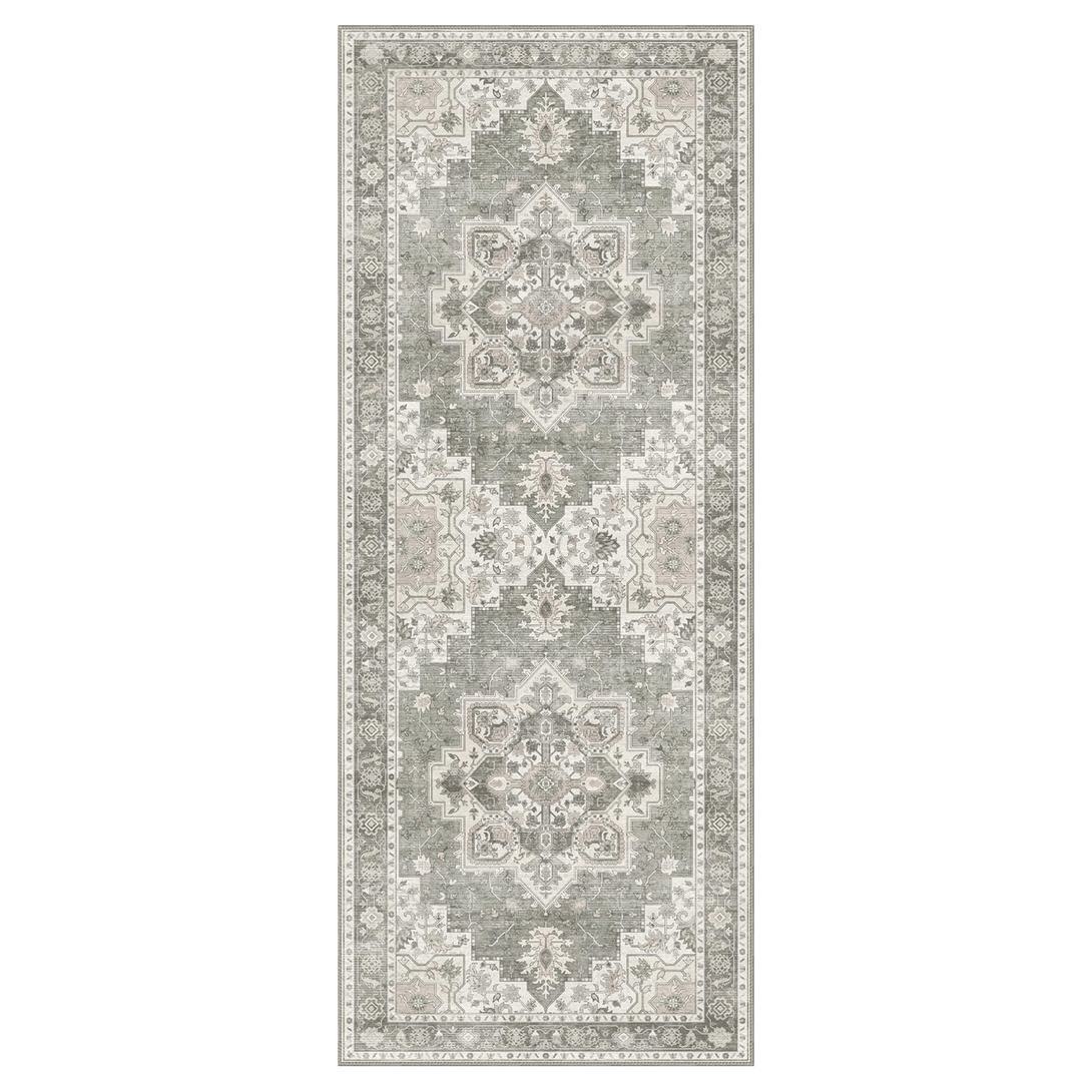 GENIMO Runner Rug Machine Washable Vintage Bohemian Print - 