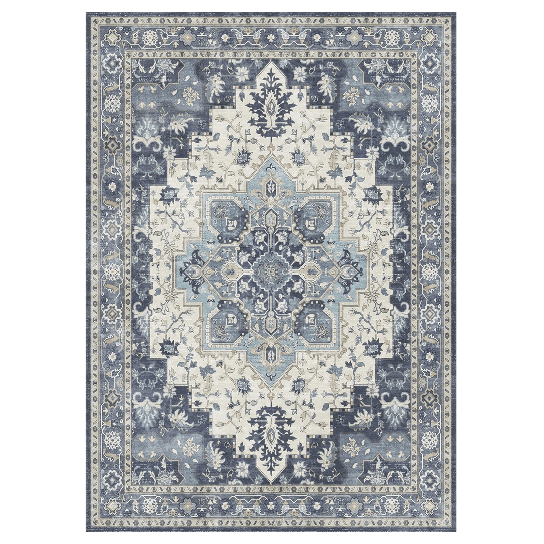 GENIMO Runner Rug Machine Washable Vintage Bohemian Print - 
