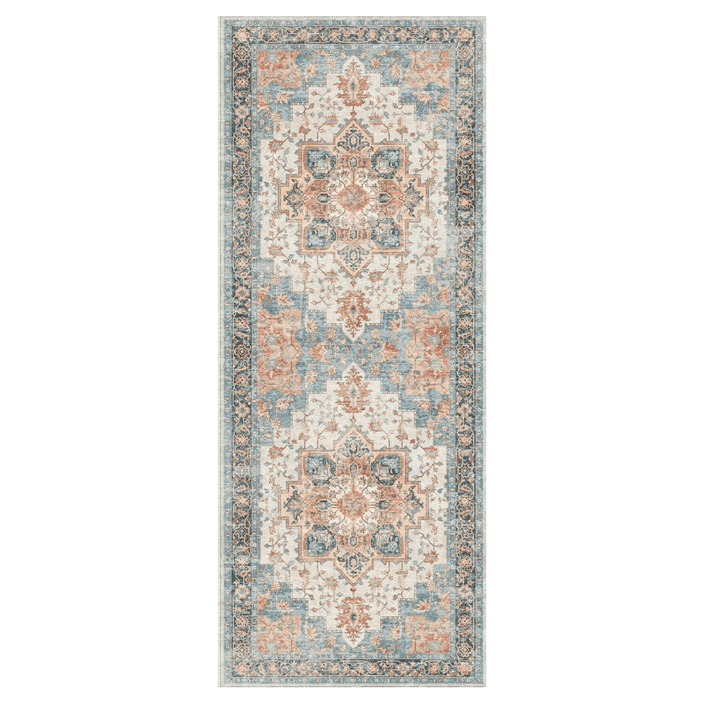 Daria Vintage Persian Tribal Washable Runner Rug | GENIMO