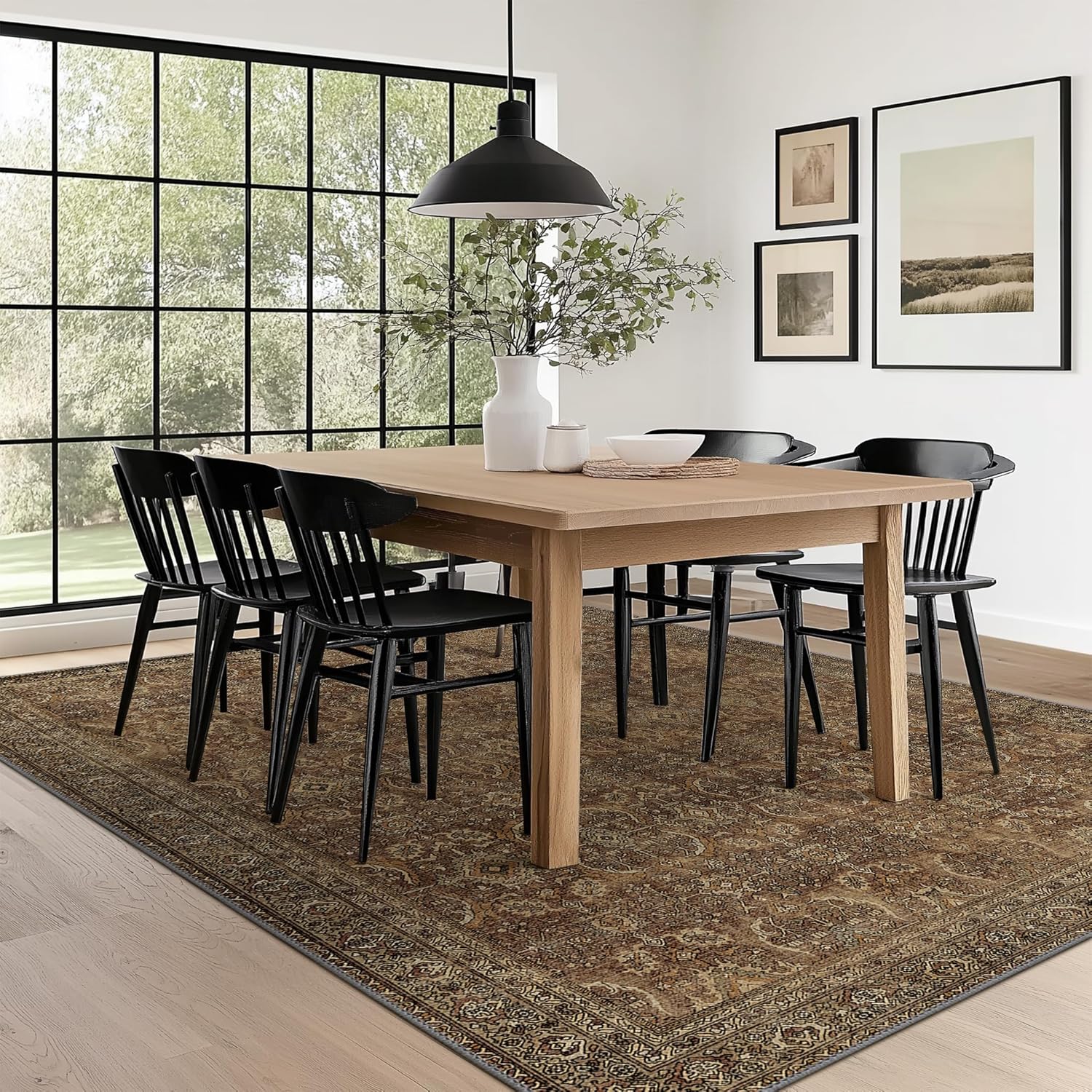 Darven Vintage Bohemian Symmetrical Rug in Warm Tone | GENIMO